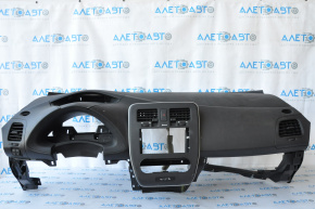 Torpedo front panel without AIRBAG Nissan Leaf 11-17 gray scratches