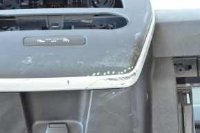 Torpedo front panel without AIRBAG Nissan Leaf 11-17 gray scratches
