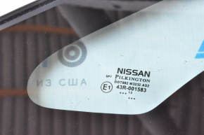 Front left fixed window glass for Nissan Leaf 13-17
