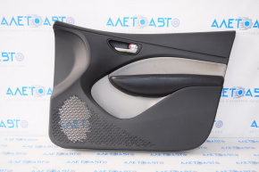 Door trim card front right Dodge Dart 13-15 black with gray insert, dirt on leather