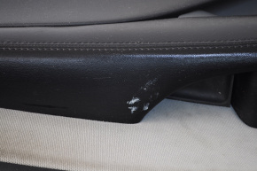 Door trim card front right Dodge Dart 13-15 black with gray insert, dirt on leather