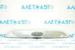 Upper trunk door molding without emblem Ford Escape MK3 13-16 pre-restored for camera, chrome