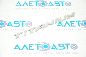 Emblem inscription TITANIUM trunk door Ford Escape MK3 13-16 prerest