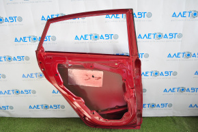 Door bare rear left Ford Fiesta 11-19 4d red RR, dented