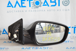 Side mirror right complete Hyundai Elantra UD 11-13 prerest, gray, 5 pins