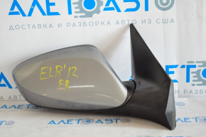 Side mirror right complete Hyundai Elantra UD 11-13 prerest, gray, 5 pins