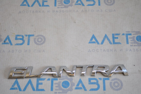 Hyundai Elantra UD 11-16 Trunk Lid ELANTRA Emblem