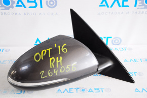 Right side mirror complete Kia Optima 16-18 5 pins, turn signal, graphite