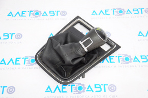 VW Jetta 15-17 USA Black Manual Transmission Knob with Shifter Cover