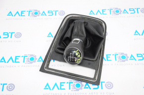 VW Jetta 15-17 USA Black Manual Transmission Knob with Shifter Cover