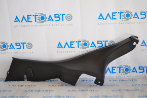 Rear pillar trim lower left Ford Fiesta 11-19 4d black, scratch