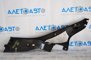Rear pillar trim lower right Ford Fiesta 11-19 4d black, scratch