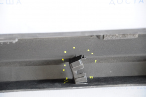 Left threshold Kia Optima 16-20 graphite, tear of fastener