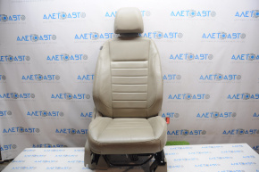 Passenger seat Ford Escape MK3 13-14 with airbag, mechanical, leather gray tears