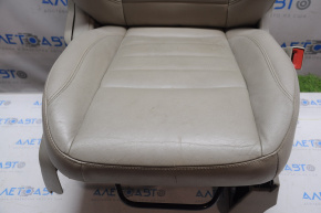 Passenger seat Ford Escape MK3 13-14 with airbag, mechanical, leather gray tears