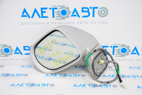 Left side mirror complete Lexus RX350 RX450h 10-12 14 pins, auto-dimming, turn signal, silver