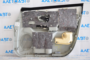 Door trim card front left Toyota Prius V 12-17 gray with gray insert cloth, for cleaning