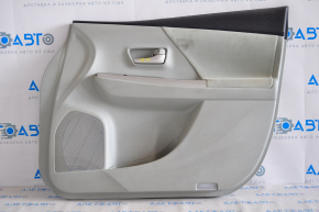 Door trim card front right Toyota Prius V 12-17 gray with gray insert cloth, tear, scratches, for dry cleaning