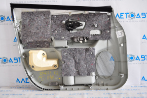 Door trim card front right Toyota Prius V 12-17 gray with gray insert cloth, tear, scratches, for dry cleaning