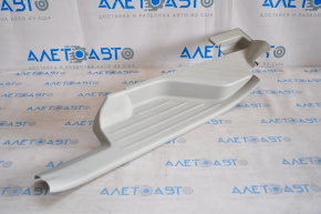 Door sill trim rear left inner Toyota Prius V 12-14 gray, scratches