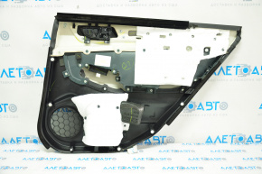 Door trim card rear left Subaru Outback 15-16 black leather