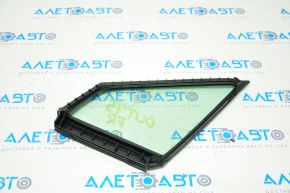 Triangle door glass with seal, front right, Subaru Outback 15-19, green tint