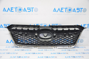 Radiator grill assembly Subaru XV Crosstrek 13-15 with emblem, cracked crepe, scratches