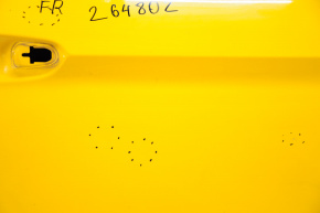 Door bare front right Ford Mustang mk6 15-23 yellow H3, pokes