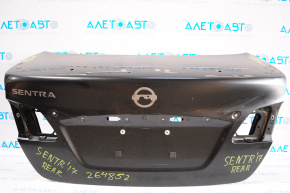 Nissan Sentra 13-17 trunk lid without camera, non-standard holes for spoiler, black KH3