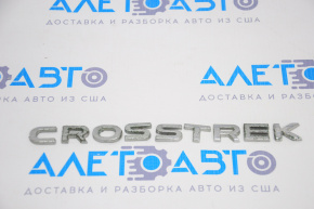 Emblem rear CROSSTREK Subaru XV Crosstrek 13-15 useful chrome