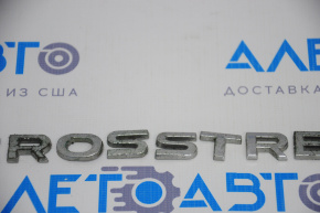 Emblem rear CROSSTREK Subaru XV Crosstrek 13-15 useful chrome