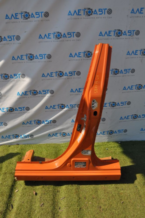 The central left body pillar of Subaru XV Crosstrek 13-17 is dented, sawed off