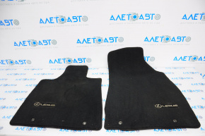 Set of floor mats for Lexus RX350 10-12 cloth black