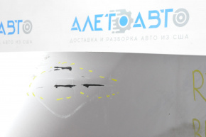 Bare rear bumper Lexus RX350 RX450h 10-15 silver, scratches, holes