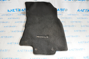 Carpet interior front right Nissan Rogue 14-20 cloth black