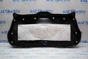 Lower tailgate trim Nissan Rogue 14-20 black, rubbed