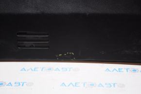 Lower tailgate trim Nissan Rogue 14-20 black, rubbed