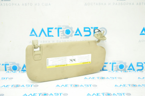 Left visor Jeep Grand Cherokee WK2 11-21 beige