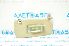 Right visor Jeep Grand Cherokee WK2 11-21 beige