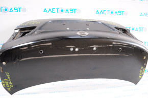 Nissan Sentra 13-17 trunk lid without camera, non-standard holes for spoiler, black KH3
