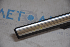 Molding door-glass central rear left Mini Cooper Countryman R60 10-16 chrome, varnish used