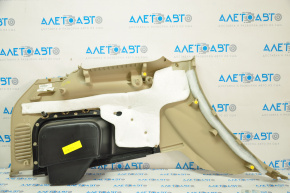 Right arch trim Jeep Grand Cherokee WK2 11-14 beige, broken crepe, whitened plastic, scratches, for dry cleaning