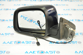 Left side mirror complete Jeep Grand Cherokee WK2 11-18 laredo 5 pins, heated, blue
