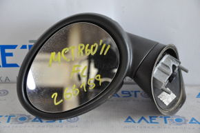 Left side mirror complete Mini Cooper Countryman R60 10-16 3 pins, chrome, chrome defect