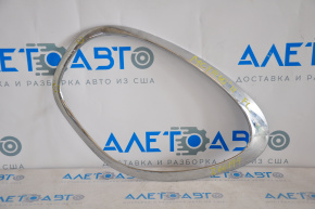 Headlight frame on the hood left Mini Cooper Countryman R60 10-16 chrome, bumpers