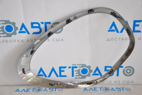 Headlight frame on the hood left Mini Cooper Countryman R60 10-16 chrome, bumpers