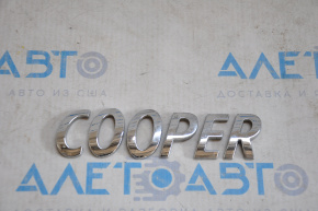 Emblem inscription Cooper tailgate Mini Cooper Countryman R60 10-16