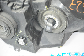 Headlight front left Toyota Sienna 11-20 bare broken housing, no fasteners, scratches, needs polishing