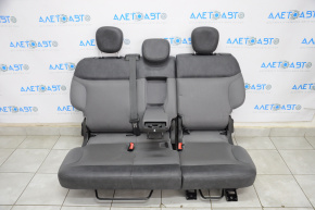 Rear row of seats 2 row Fiat 500L 14-14 leather gray