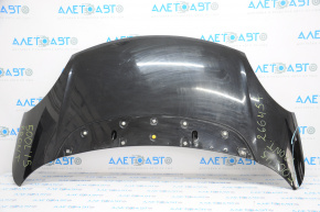 Bonnet bare Fiat 500L 14-19 black PX8, cracked paint, dent